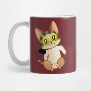 Gilbert the kitten pattern! belly up Mug